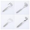 Stainless Steel Potato Masher Manual Potato Press with Ergonomic Handle Food Smasher Utensil for Avocado Vegetables Kitchen Tool