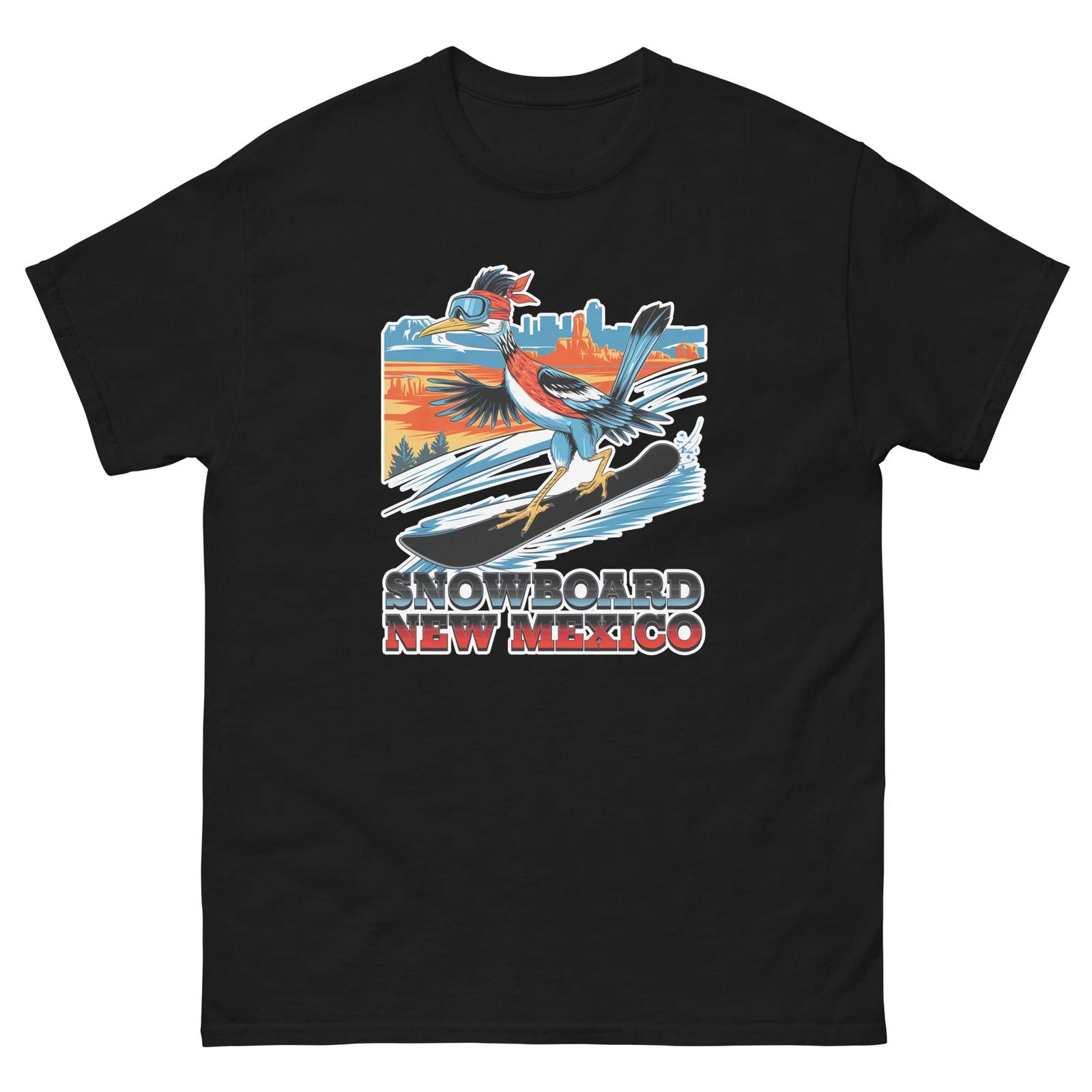 

Snowboard New Mexico Road Runner USA Snowboarding Animal T-Shirt S