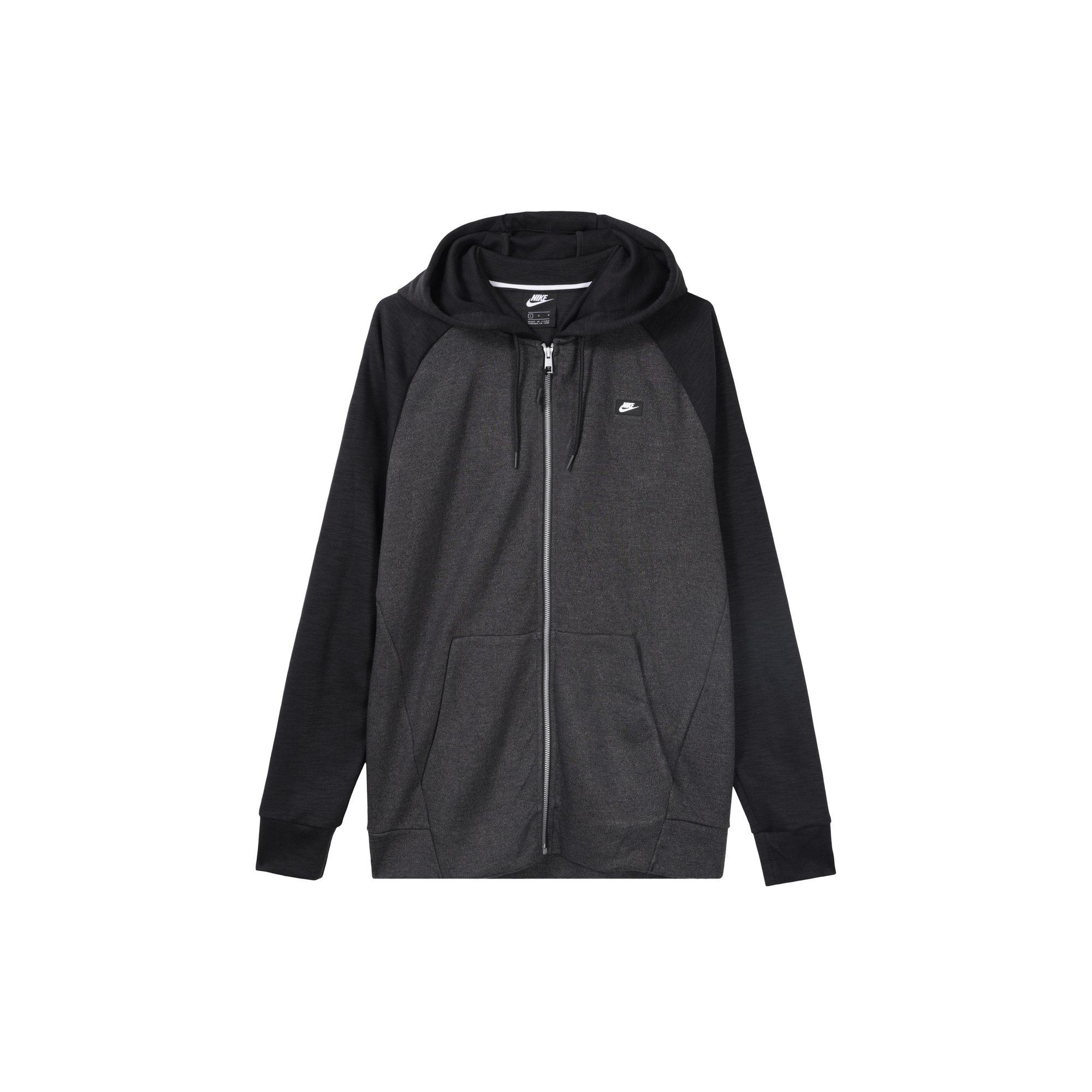Nike Sweatshirts Men`s Gray Hooded Moderate
