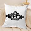 TTexas Roadhouse Cushion Cover Soft Plush Fabric DoubleSided Printed Sofa Cushion Cover for All Seasons Home Decor Gift