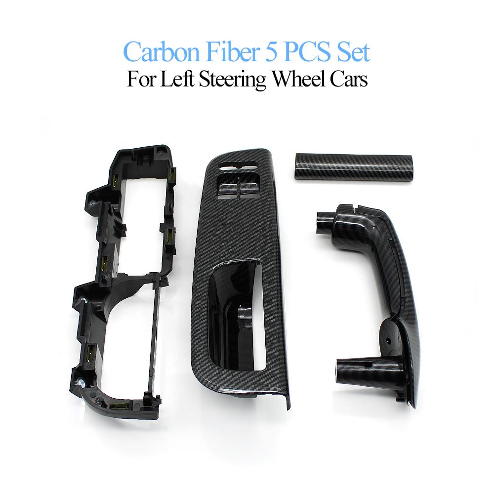 LHD 2-doors Inside Door Pull Grab Handle Window Switch Panel Bezel Trim For Volkswagon Golf 4 MK4 Jetta Passat Bora 1999-2004