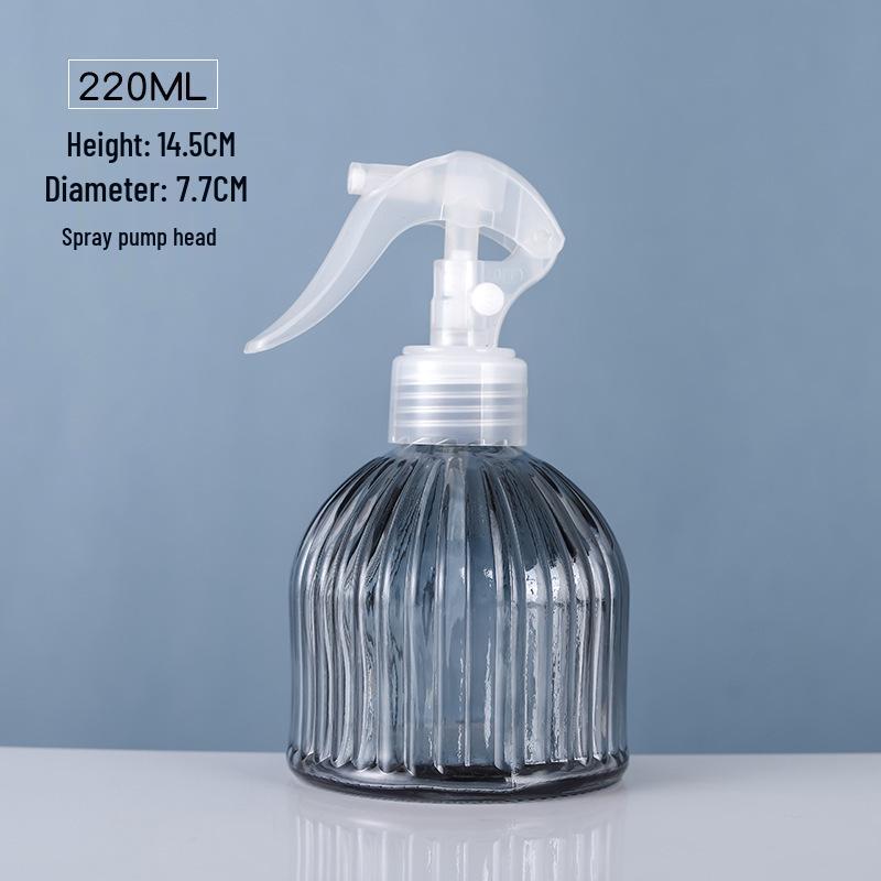 Stylish Glass Refill Bottle for Hand Sanitizer, Lotion, Shampoo, Shower Gel - Press-Type for Home Bathroom