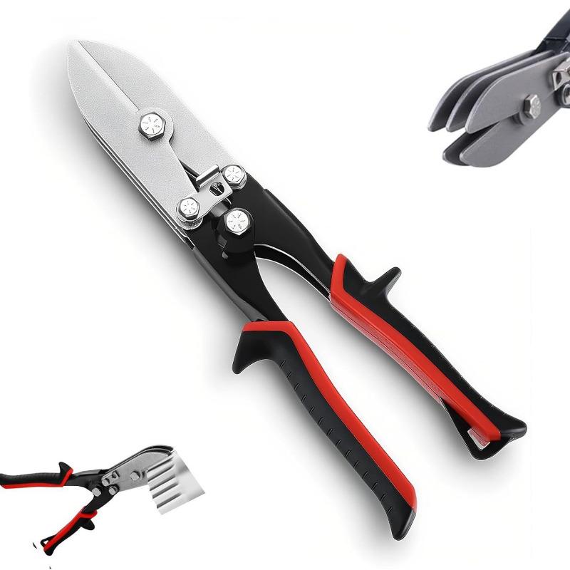5 Blade Manual Sheet Metal Crimping Tool Hand Operated Pipe Swaging Applicable For 24-28 Gauge Metal Sheets For Downspout