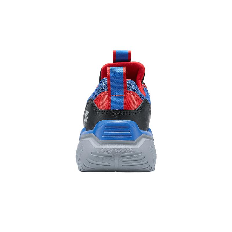 Skechers Comfortable Lightweight Low Top Casual Shoes Kids sneakers Black Red Blue 400170L-BKRB