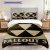 Fallout Postapocalyptic Survival Threepiece Set 1 Duvet Cover 2 Pillowcase Without Core Soft And Comfortable Christmas Birthday Gift