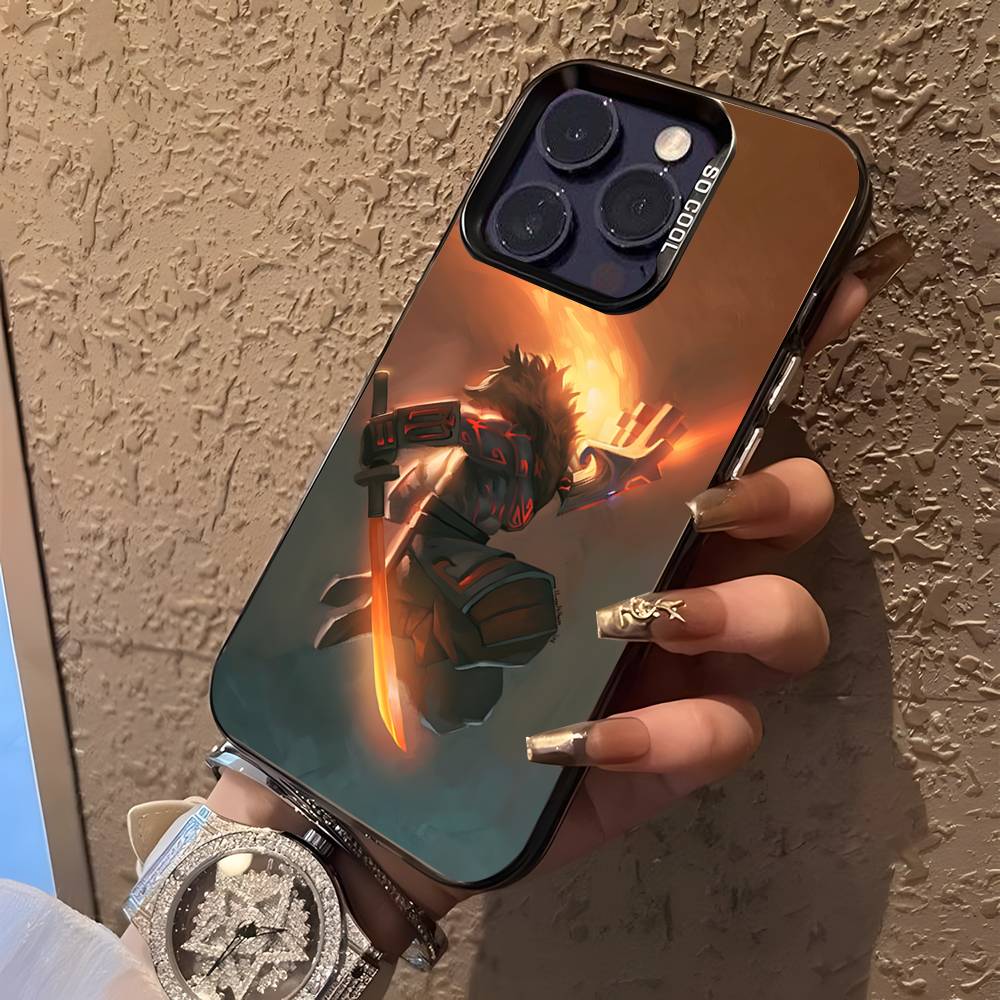

D-Dota 2 Крутий ігровий чохол для телефону для iPhone 17,16,15,14,13,12,11,Pro,XS,Max,Plus,Mini,SE4,E Чорний матовий ударостійкий чохол iPhone12