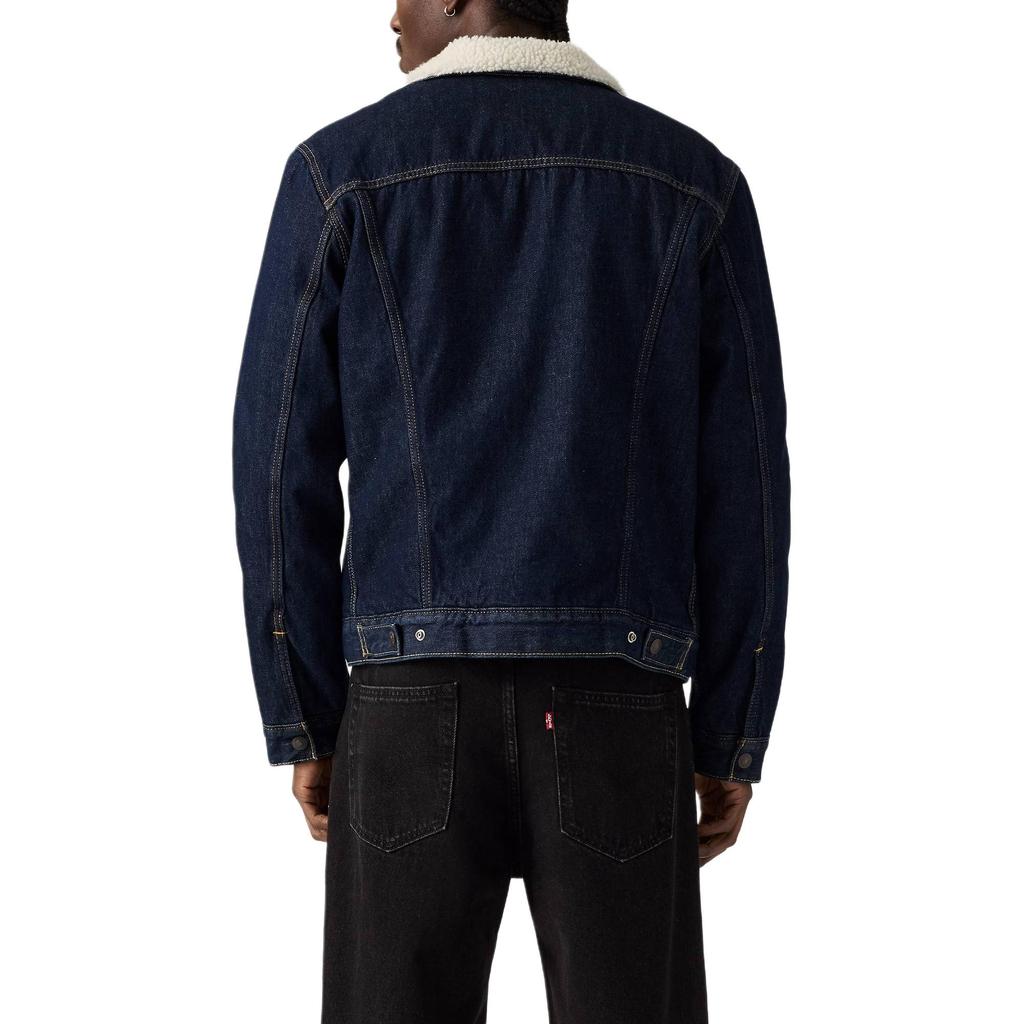 Levis Comfortabel Veelzijdig Warm Eenvoudig Puntkraag Lange Mouw Denim Jas Heren jassen 16365-0271