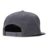 New Era 9FIFTY Flat Bill Charcoal Snapback Free Size Cap, (Adjustable)