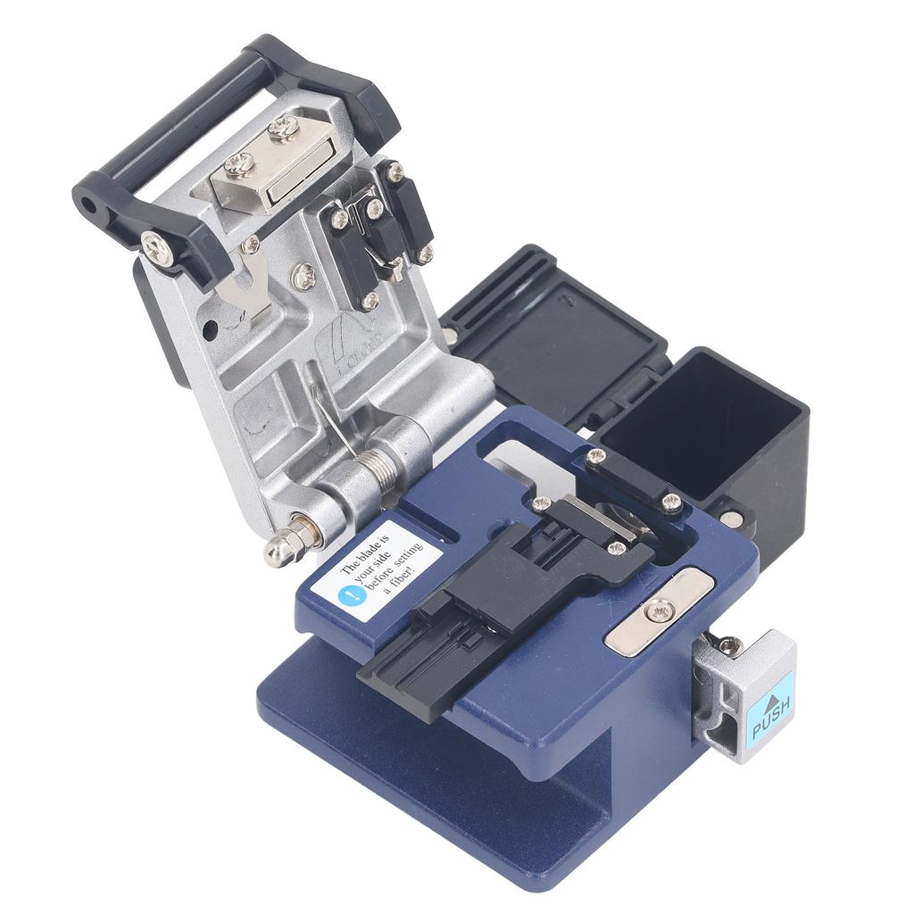 Cliveuse à fibre optique Haute Précision 12 Coupeur de fibre optique pour Épissure à froid Coupe Dénudag