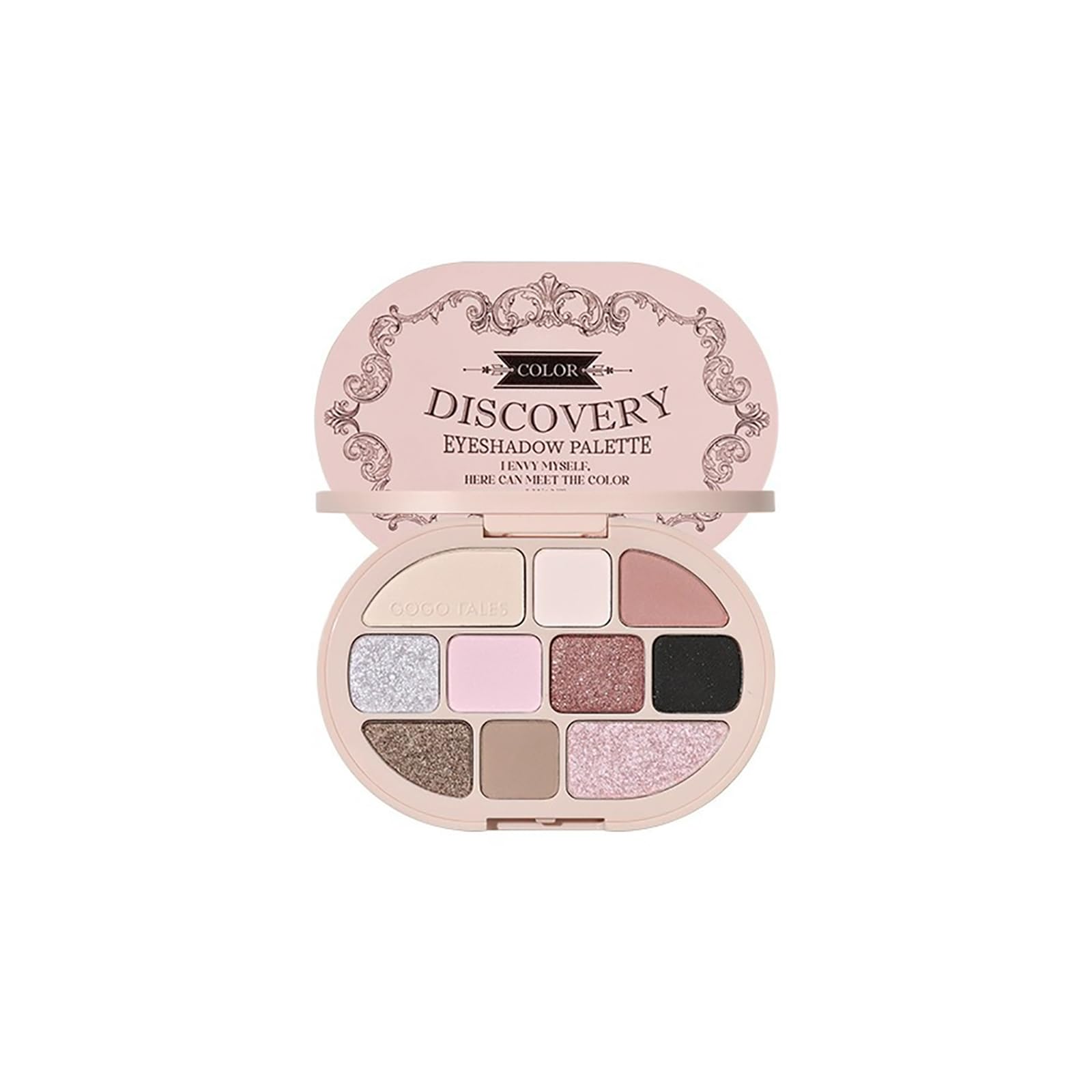 GOGO TALES Eyeshadow Palette, 10 Colors, Lolita Eyeshadow, Cosmetics, Makeup Palette, Eye Makeup, High Color Payoff, High Adhesion, Compact, Cute,