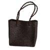 Basket Straw Tote Bags for Women Rattan Handmade Beach Hand Bags Ladies Bamboo Woven Holiday Shoulder Bag