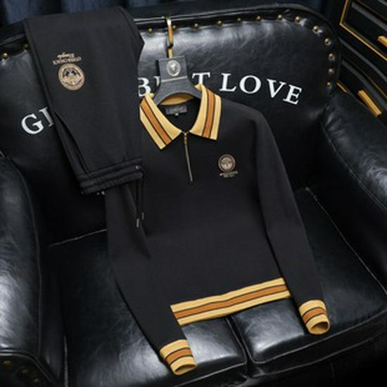 Men's Autumn Trend Print Baseball Jacket - Korean Style Casual Outerwear