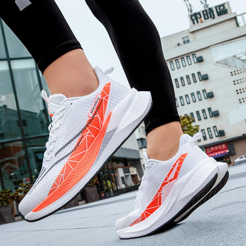 Scarpe da Corsa Speciali da Uomo per Maratona con Piastra in Carbonio Traspiranti Leggere Comode da Donna Atletiche Antiscivolo Ammortizzate Stabili Sneakers