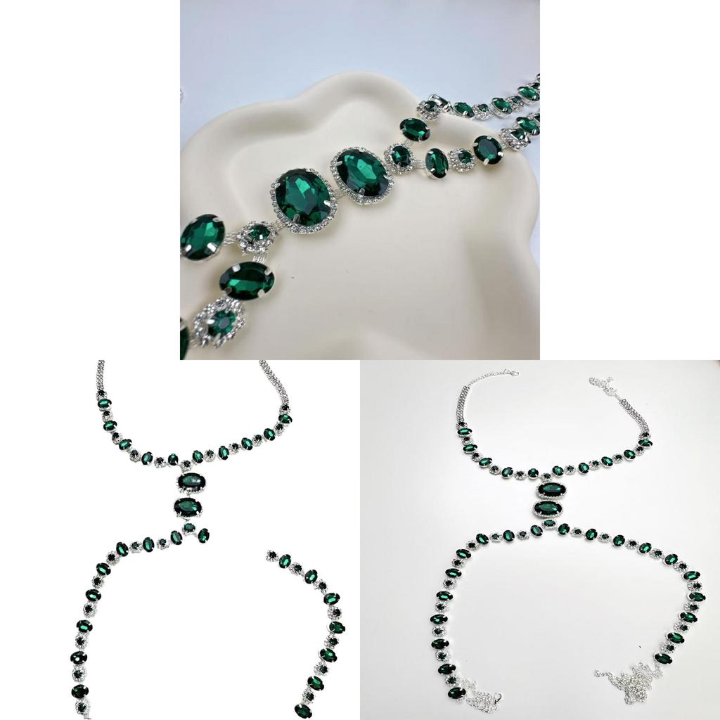 Body Chain With Waterdrop Shape For Men And Women Summer 2024 Fashion Accessory