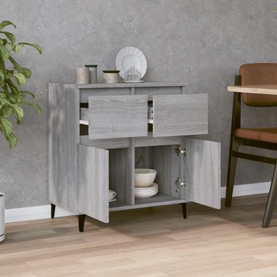 Dressoir Grijs Sonoma 60x35x70 cm Spaanplaat