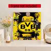 Borussia Dortmund 5D Diy Diamond Painting Round Diamond Diy Frameless Holiday Artwork Suitable For Home Office Wall Decoration
