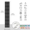 Bolsa de Armazenamento de Malha com 24 Compartimentos para Pendurar na Porta com Ganchos - Organizador de Sapatos e Diversos