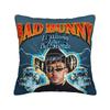 Bad Album Cute Pattern Square Pillow Covers Polyester Room Bunny Cushion Cover Creative Home Decoration Pillow Cover 45*45
