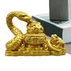 2025 Chinesisches Jahr der Schlange Statue Gold Harz Skulptur für Heimbüros zur Anziehung von Reichtum und Wohlstand Glück Glücksbringend