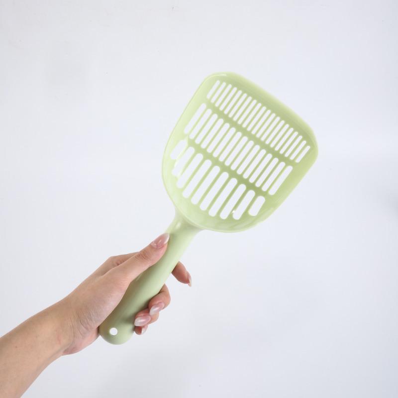 Thickened PP Cat Litter Scoop with Fine Holes - Large Size, Simple Design for Easy Cleaning
