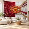 Manchester United Wall Tapestry, Soft Fabric Wall Hanging, Decorative Backdrop For Bedroom Home Wall Art