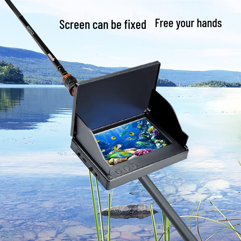 Underwater HD Fish Finder with Night Vision and Deep Well Detection