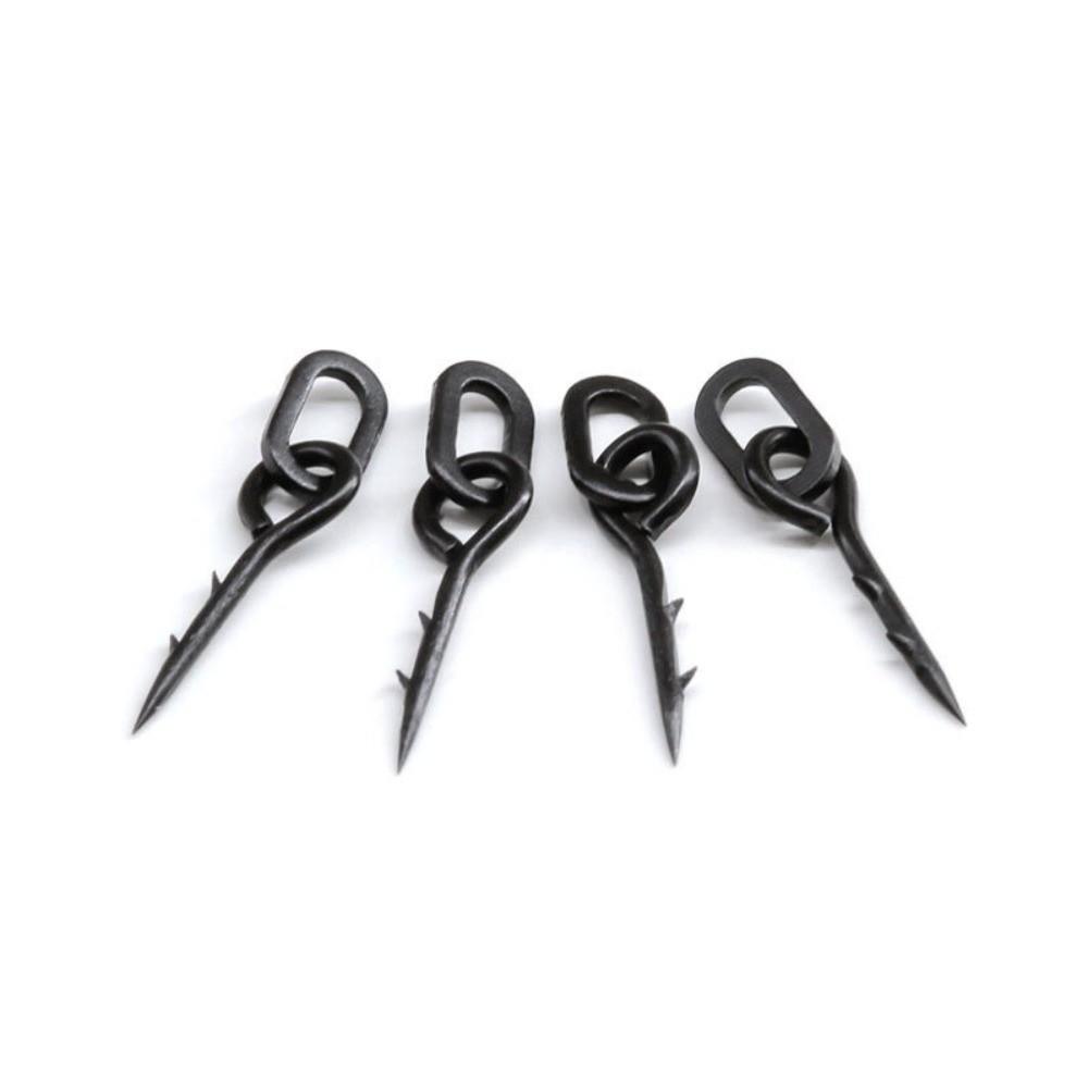 20pcs With Hook Barbs Carp Fishing Accessories Maggot Pin Hair Rig Method Feeder  Freshwater Fishing