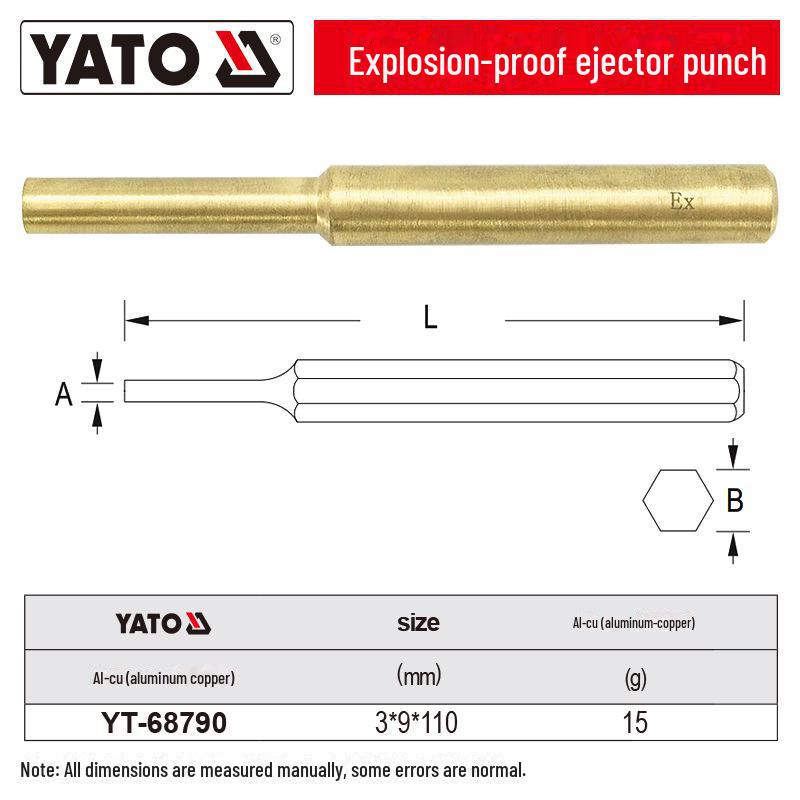 

Взрывозащищенный пробойник YATO, доставка 15 дней 12X160mm