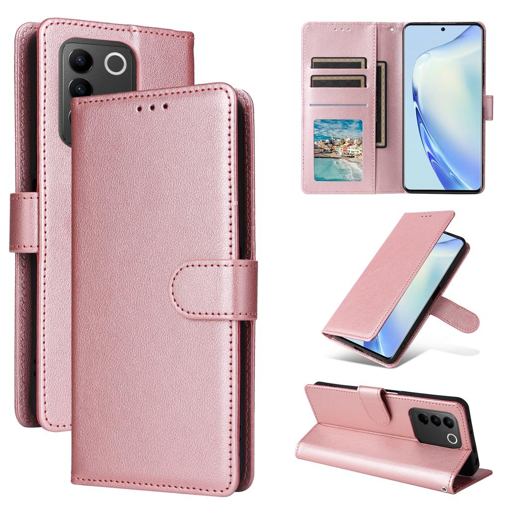 For vivo S16 Pro/S16 Case Wallet Stand View PU Leather Phone Cover