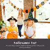 Flower Green Witch Hat Festival Atmosphere Halloween Witch Hat Portable   Halloween Costume