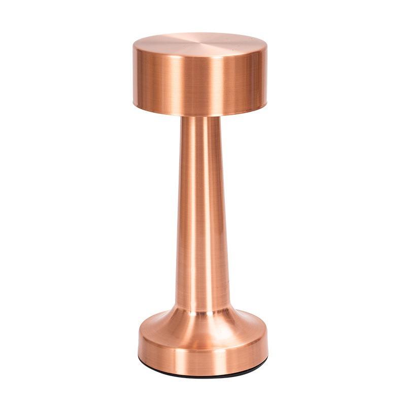 Rechargeable Retro Table Lamp Metal Touch Decor for Bar Coffee Table Restaurant Decoration Light Desk LED Night Lights Bedroom