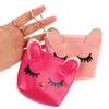 Mini Cute Cat Wallet Keychain Cartoon Lipstick Bag Fashion Earphone Keys Storage Bags Zipper Coin Purse Pendant Girls Gift