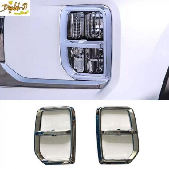 For - Mitsubishi Outlander Sport ASX Chrome Front Fog Light Cover Trim