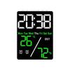 Multifunctional Electronic Alarm Clock with Temperature & Humidity Display 5508
