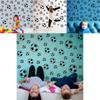 Wall Decor Pvc Football Pattern Removable Sticker For Kids Bedroom And Living Room