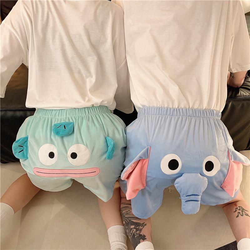 3D Cute Elephant Shorts - Unisex Summer Pajama Pants