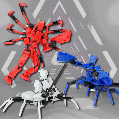 DIY Spinnen-Dummy Actionfigur 13 Mehrgelenkig Beweglicher Formwandler Roboter 3D-gedrucktes Montagemodell Spielzeug für Kinder Erwachsene