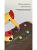 Early Learning Magnetic Woodpecker & Worms Wooden Fishing Game for Kids