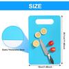 4/6 pieces Flexible Cutting Board for for Meat Fish Vegetables BPA Free Plastic Cutting Board Mat Set Dishwasher Safe