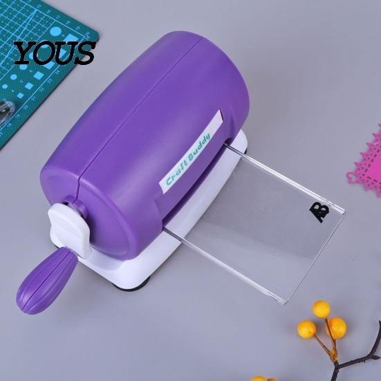 Kunststoff DIY Papierschneide-Prägemaschine Albumkarte Scrapbook Cutter Werkzeug