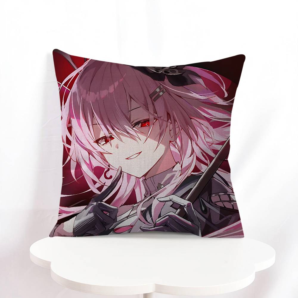 Evernight Pillow Covers Cartoon Sofa Decorative Home Double-sided Printing Short Plush Cute Cushion Cover