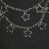 Punk Style Hollow Star Tassel Metal Chain for Jeans