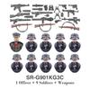 DIY WK2 Infanterie Sanitäter Soldat Motorrad Sowjetische US-Armee Militär Waffe Waffen Baustein Ziegel Kinder Kind Geschenke Spielzeug