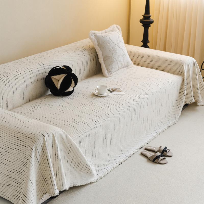 

Чехол для дивана в стиле французского крема, шенилл, четыре сезона, универсальный, легкий, роскошный, с высоким чувством, чехол для дивана, полностью покрытый 180*130cm