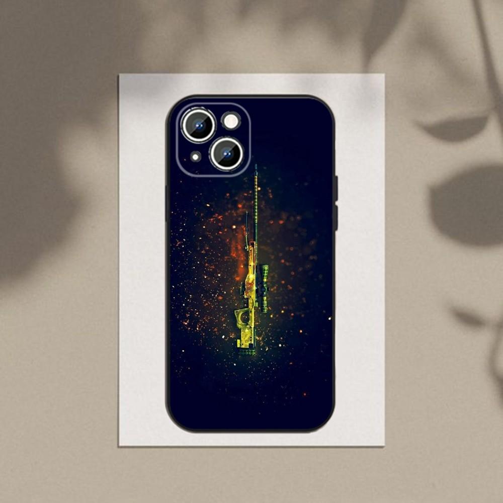 Game CS Clear GO Phone Case Phone Case For Apple iPhone 15,14,13,12,11,XS,XR,X,8,7,Pro,Max,Plus,mini Silicone Black Cover