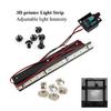 3D Printer LED Light Strip 24V 5W 200 * 20mm Energy Saving 1M Cable for Ender-3 Ender-3V2 Ender-3 Pro CR6 SE S1 Ghost 5 6 KP5(1set)