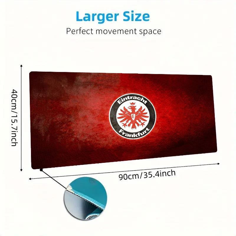 Eintracht Frankfurt Large Size Mouse Pad Large Gaming Table Cushion Non-slip Laptop Tablet Big Mousepad XXL Mat Mini PC Playmat With Lock edge