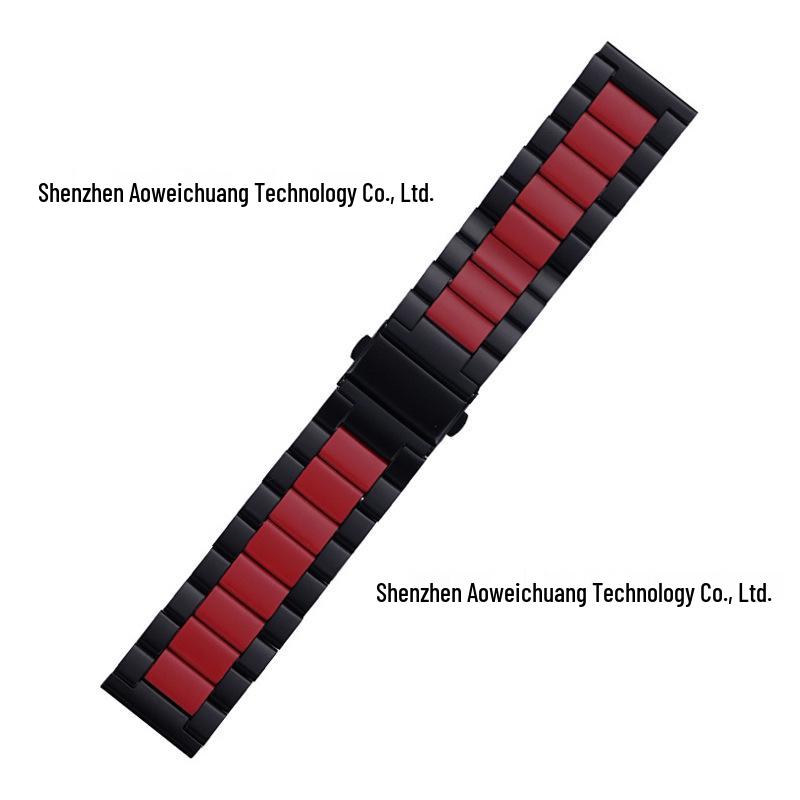 Universellt Metall Rostfritt Stål Klockarmband för Apple, Samsung, Huawei