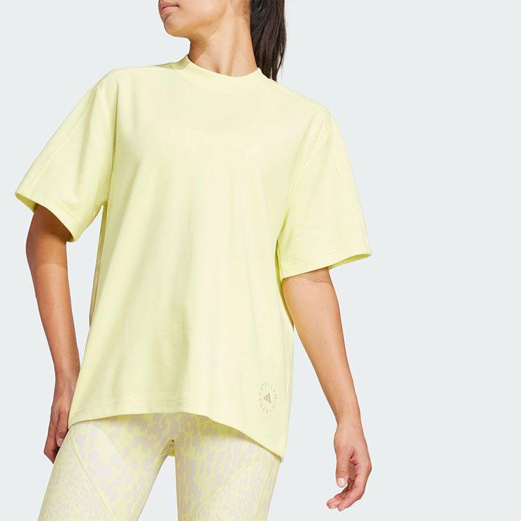 Adidas T Shirt Women's Pink Yellow IT8288