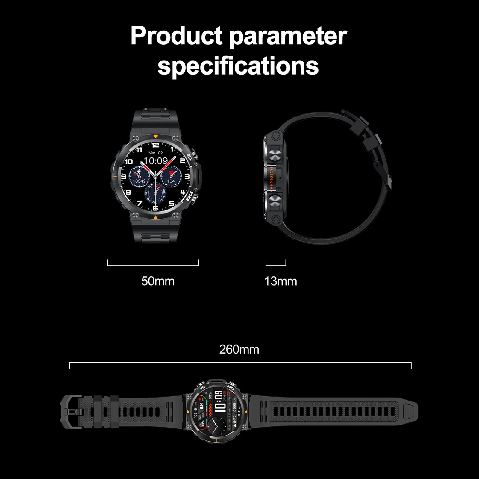 MAX18 смарт-браслет спортивные часы 1.43 дюйма AMLOED сенсорный экран управление жестами — фото 3